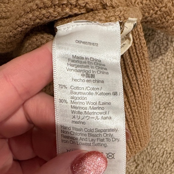 Madewell Brown Merino Wool Blend Sweater - Picture 3 of 3